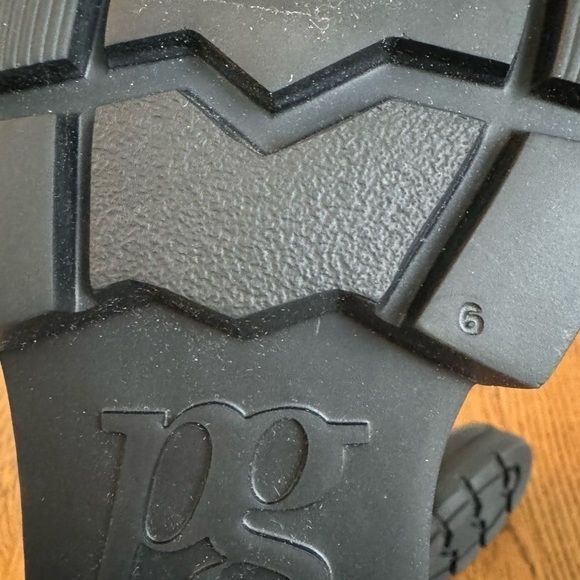 $550 PAUL GREEN Osborne Over the Knee Boot LEATHER CHUNKY BLACK - Picture 10 of 11